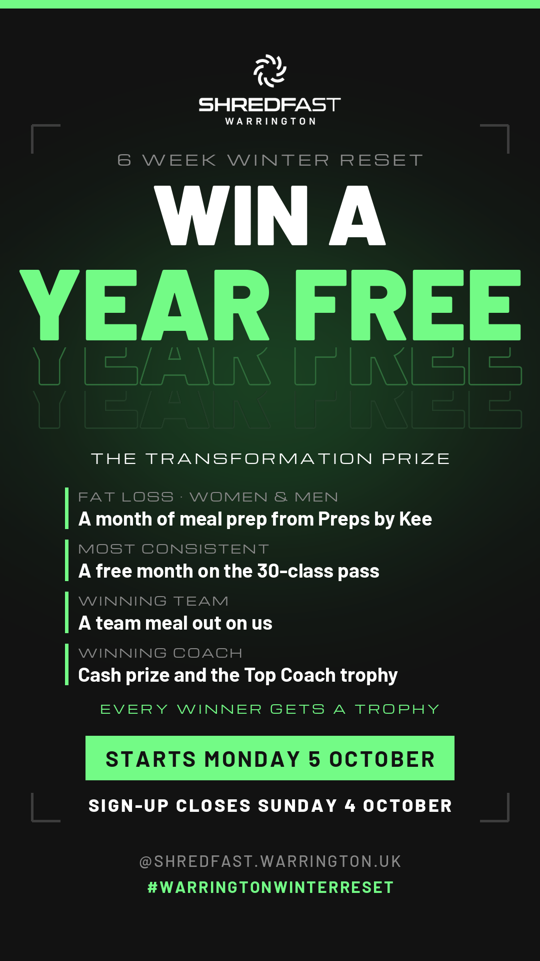 Win a year free prize reveal story